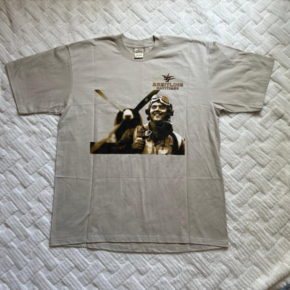 Vintage Breitling watches tan Graphic T-Shirt XL - Picture 3 of 5